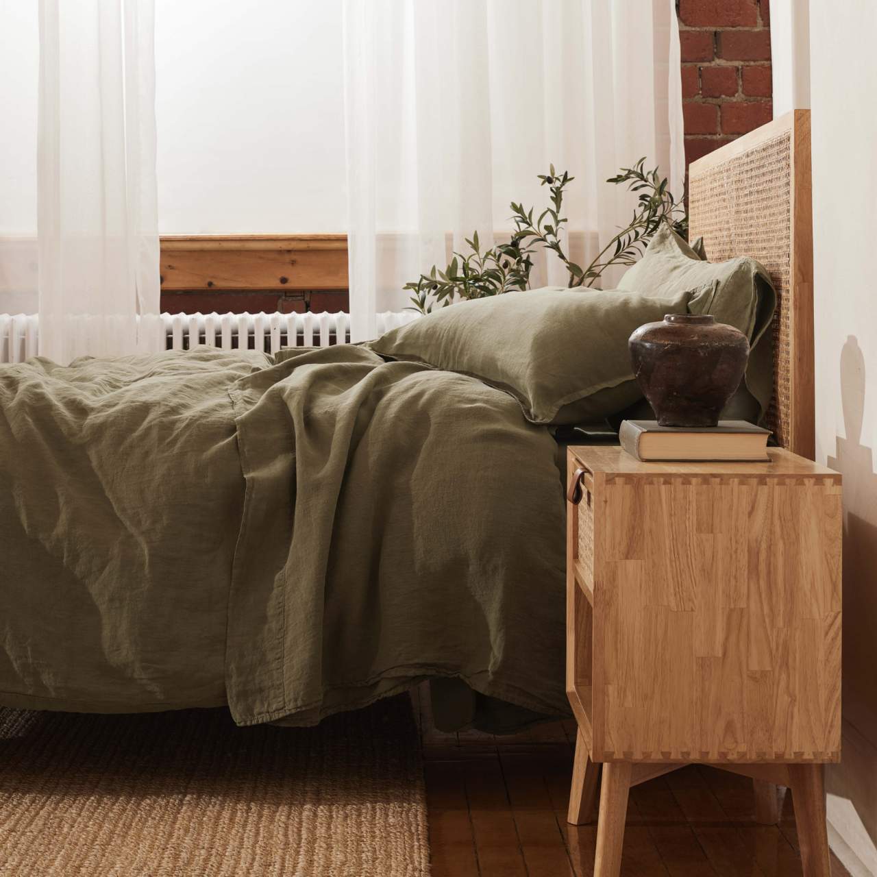 Cocoon™ Ensemble de drap en lin 100% Européen